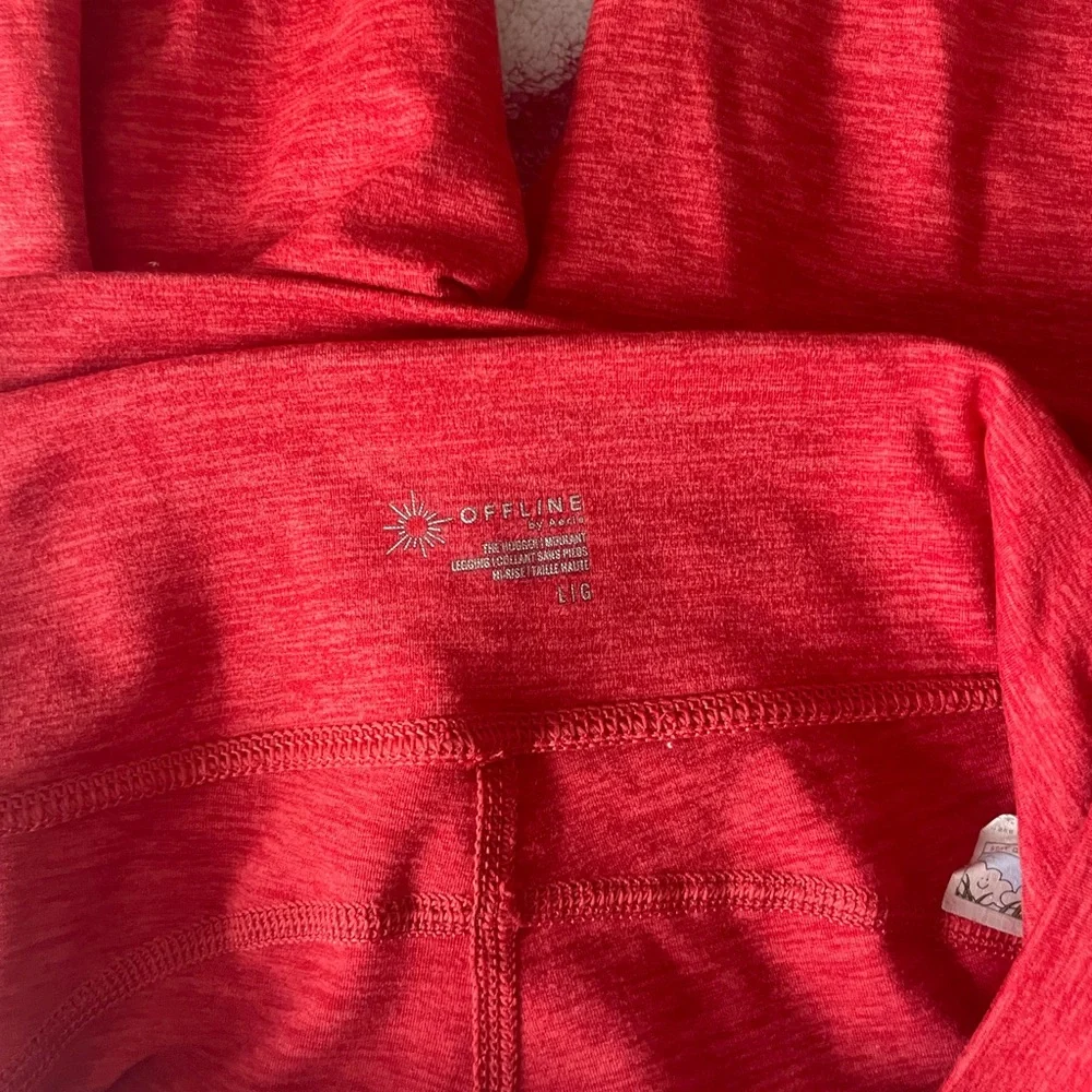 Offline by Aerie Red Leggings - Picture 5 of 5